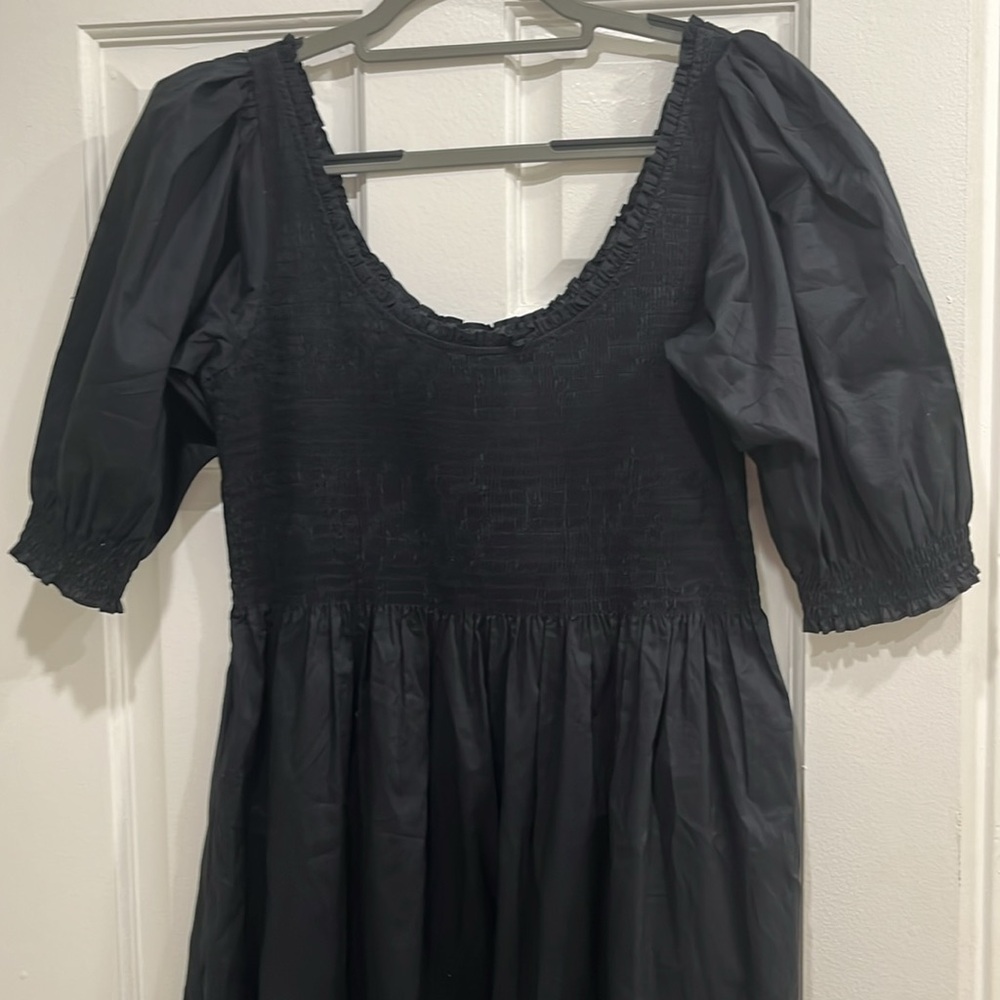 Hill House Black Long Sleeve Dress - Picture 3 of 4